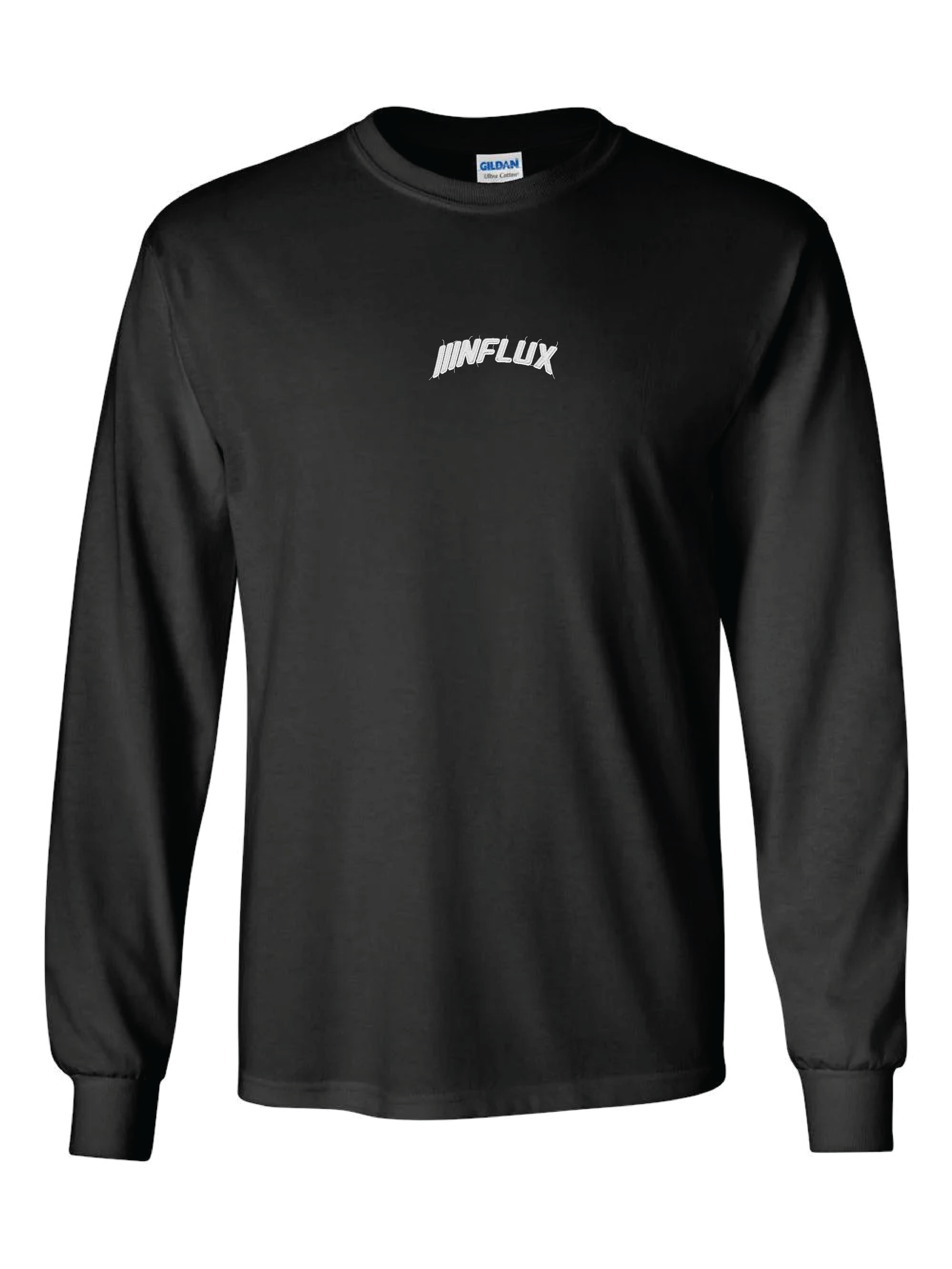 Stitched Adjacent Tee (Black) – IIInflux
